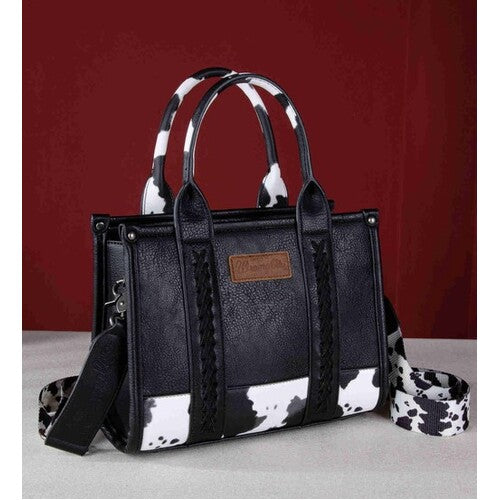 WRANGLER COW PRINT CROSSBODY BAG