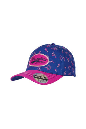 WRANGLER KIDS KIARA CAP (NAVY/PINK)