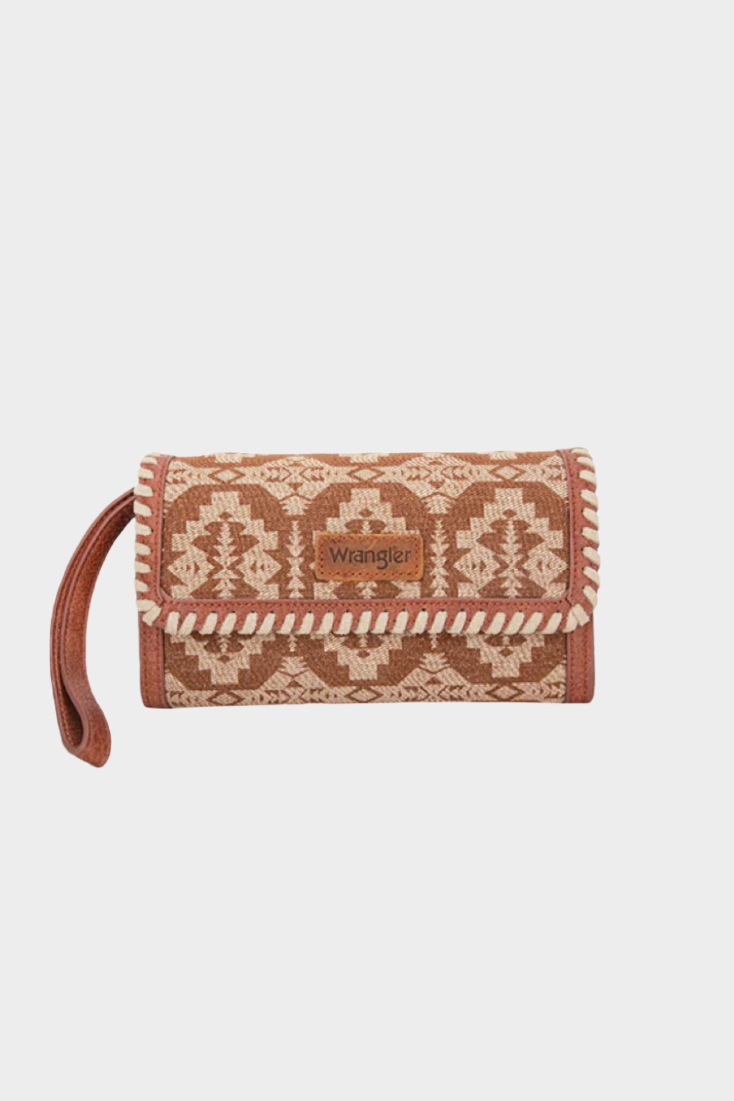 Wrangler Women's Dakota Whipstitch Wallet Bag - Tan