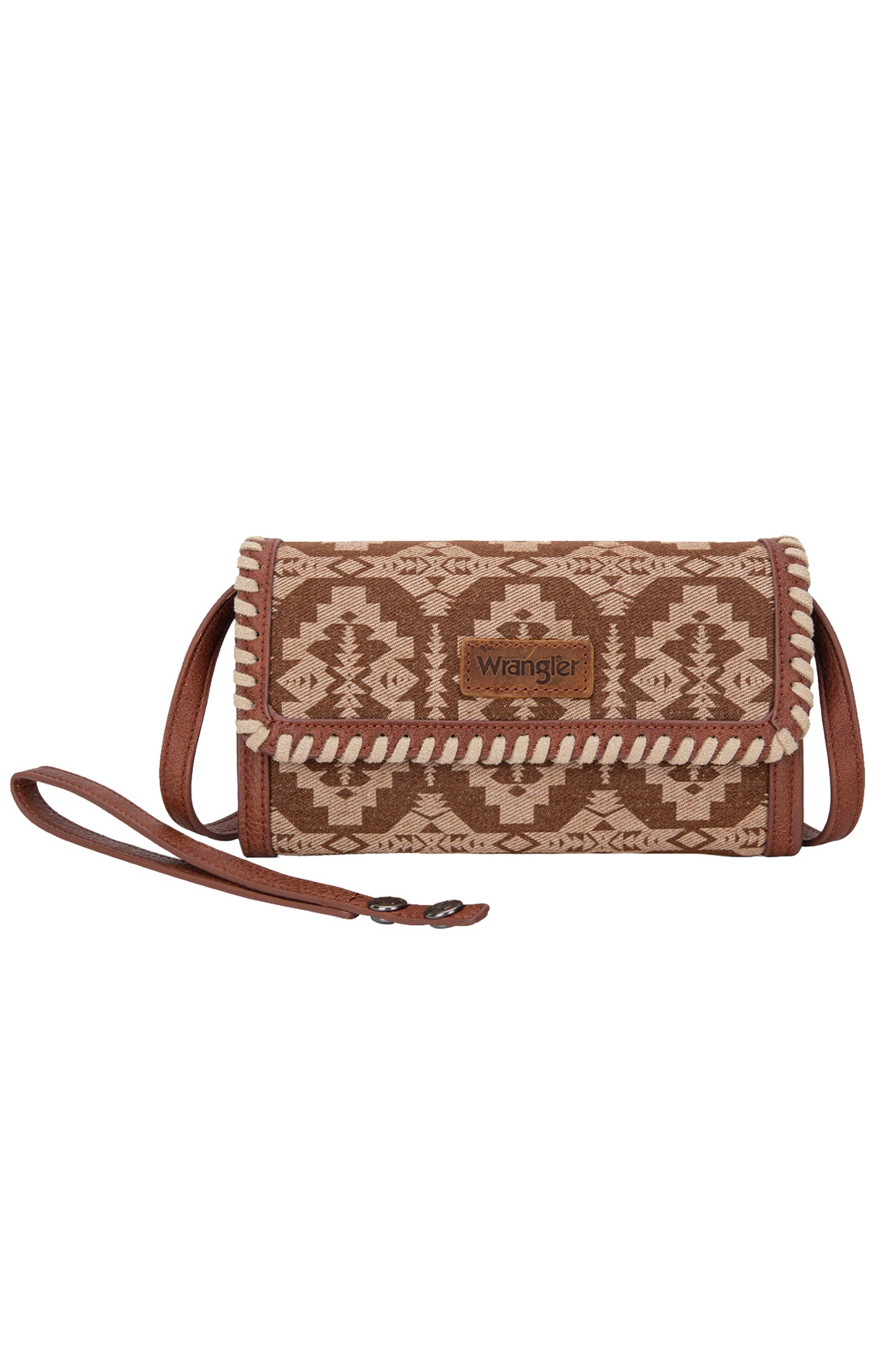 Wrangler Women's Dakota Whipstitch Wallet Bag - Tan