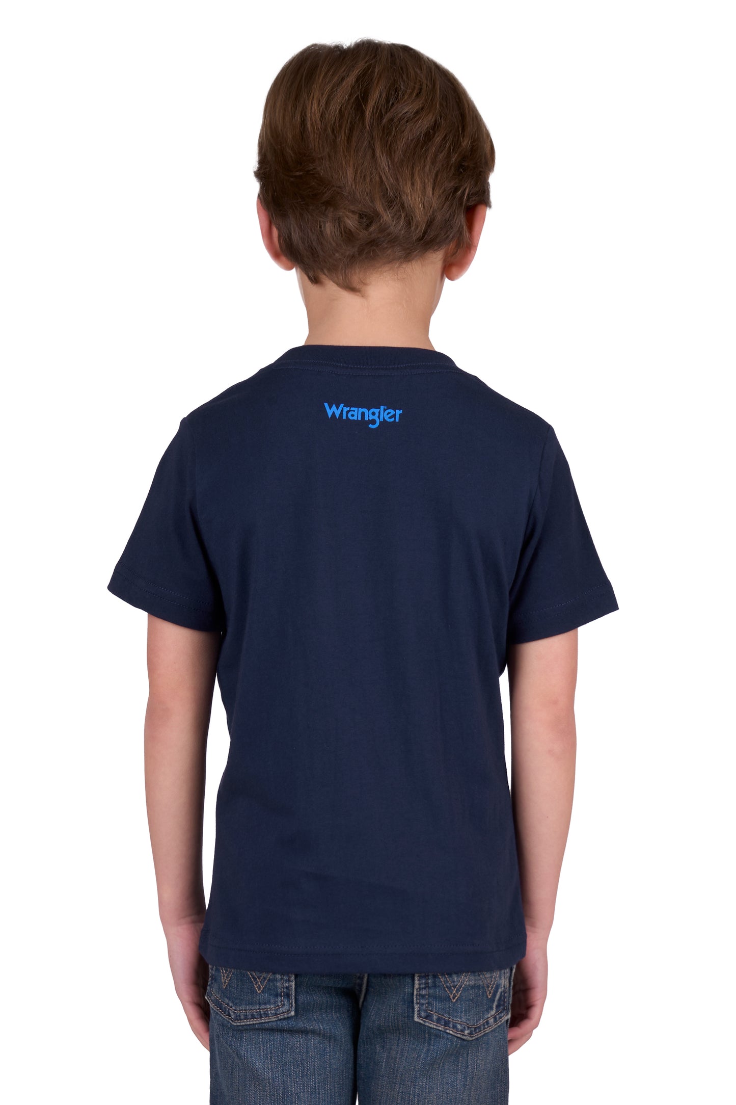 Wrangler BOYS ADAM SS TEE - NAVY