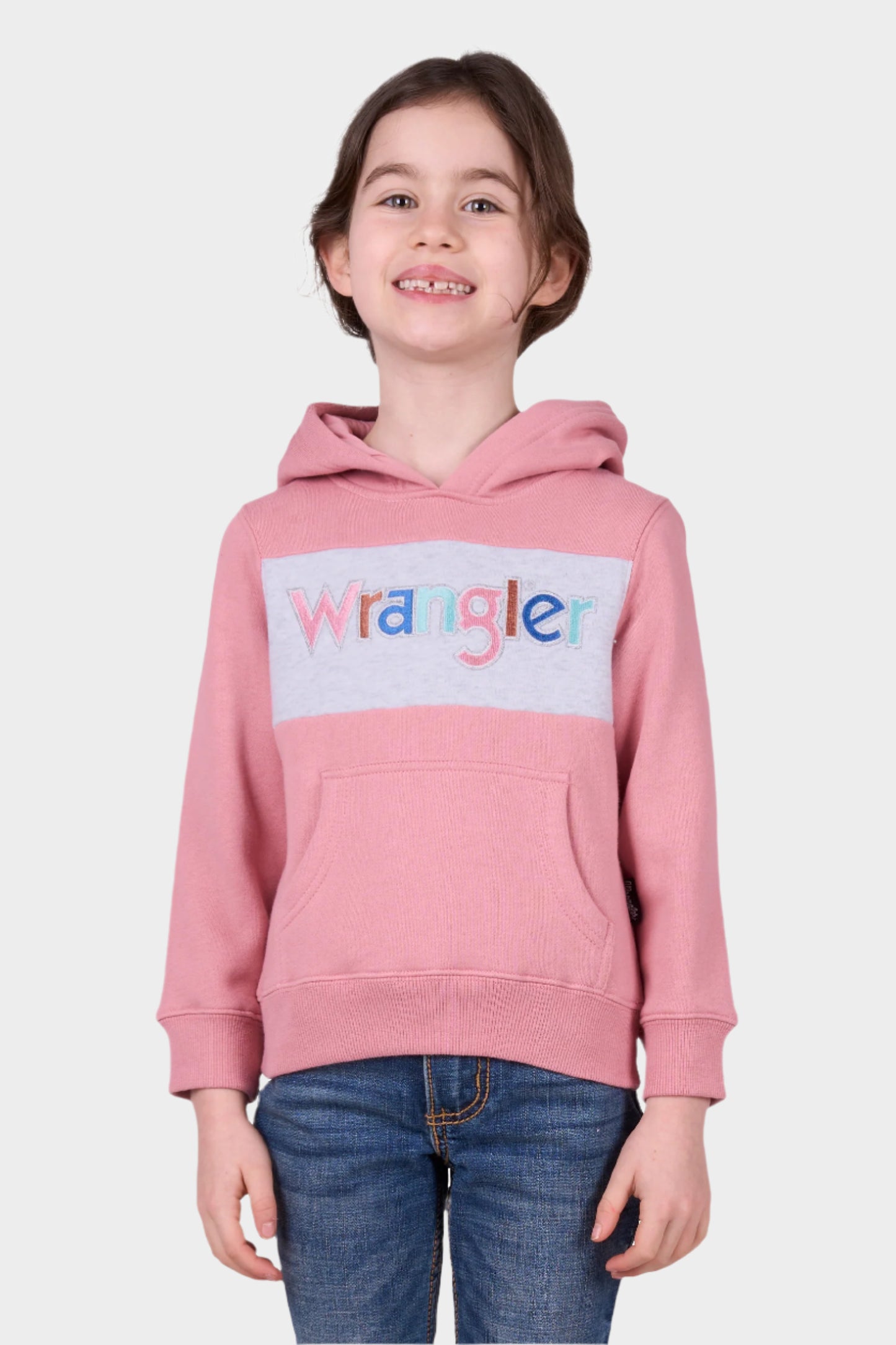 Wrangler GIRLS BELLA HOODIE - PINK