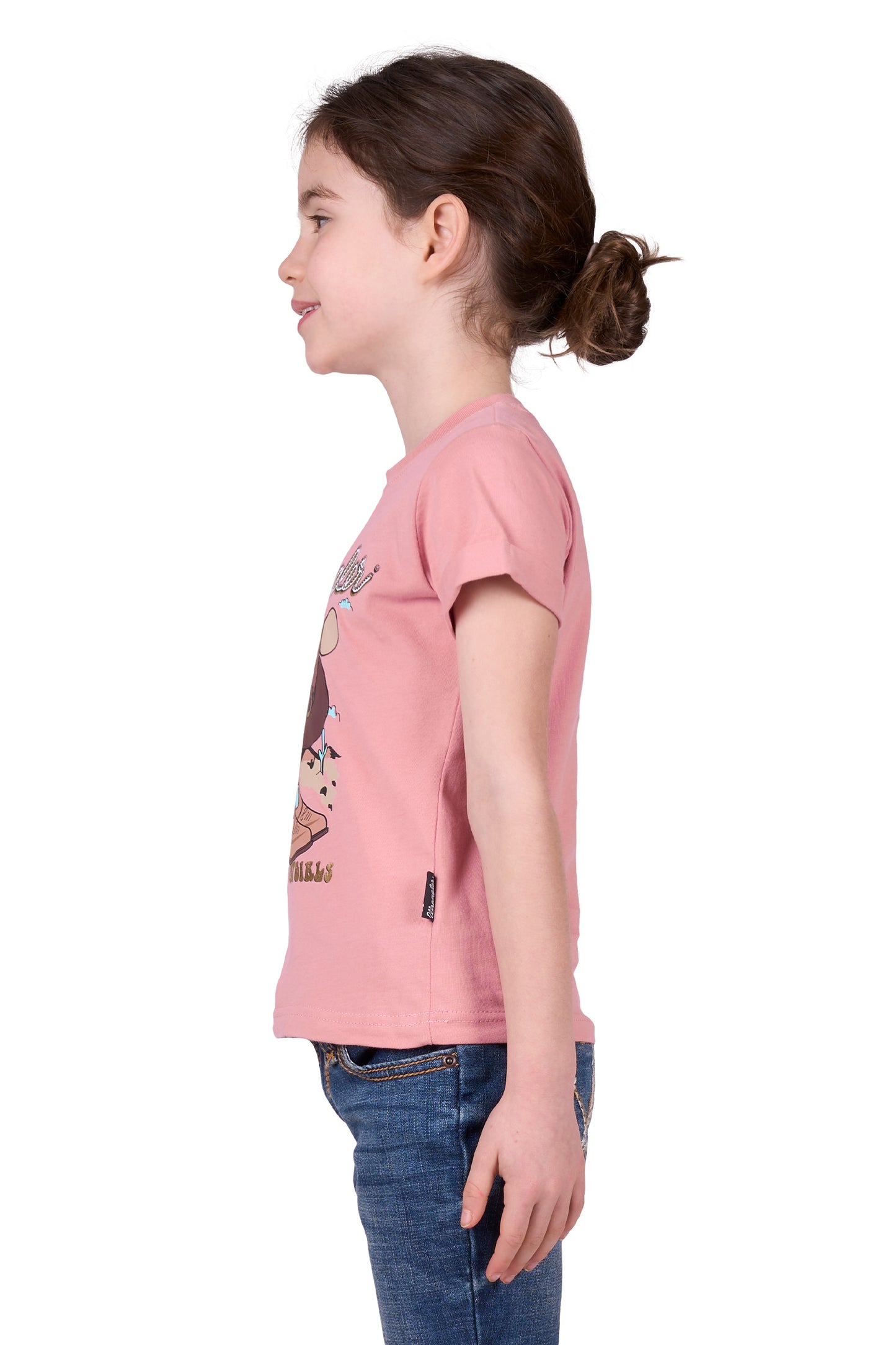 Wrangler GIRLS GISELLE SS TEE - PINK