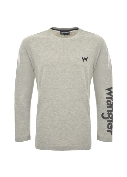 WRANGLER MENS SLEEVE LOGO LS TEE