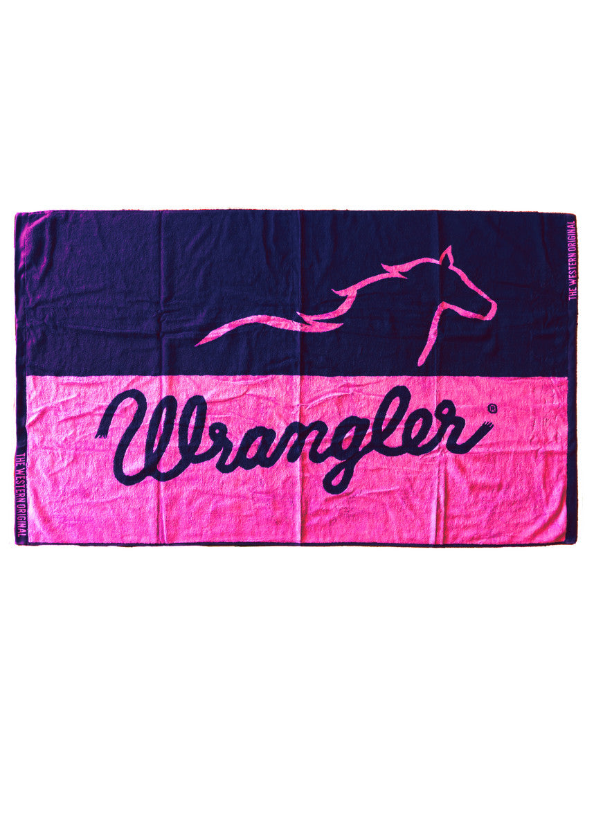 WRANGLER RUNNING HORSE TOWEL