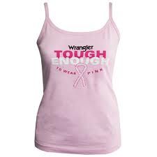 Wrangler Women's "Tough Enough To Wear Pink" Singlet