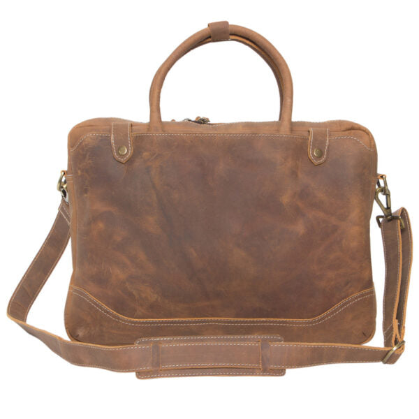 The Design Edge Antique Leather Laptop Bag – YK03