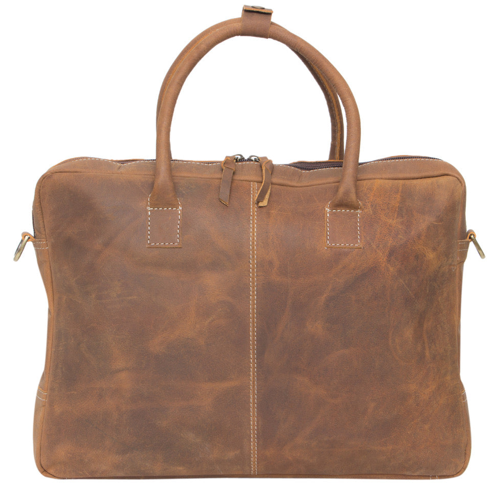 The Design Edge Antique Leather Laptop Bag – YK03