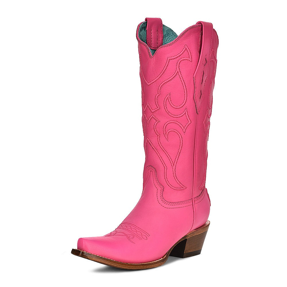 CORRAL BOOT LADIES FUCHSIA EMBROIDERY WESTERN