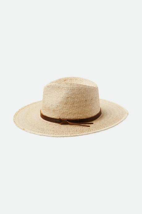 Brixton Field Poper Straw Hat (Natural/Brown)