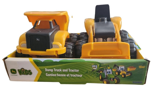 John Deere 15cm Sand Pit Construction Vehicle 2pk