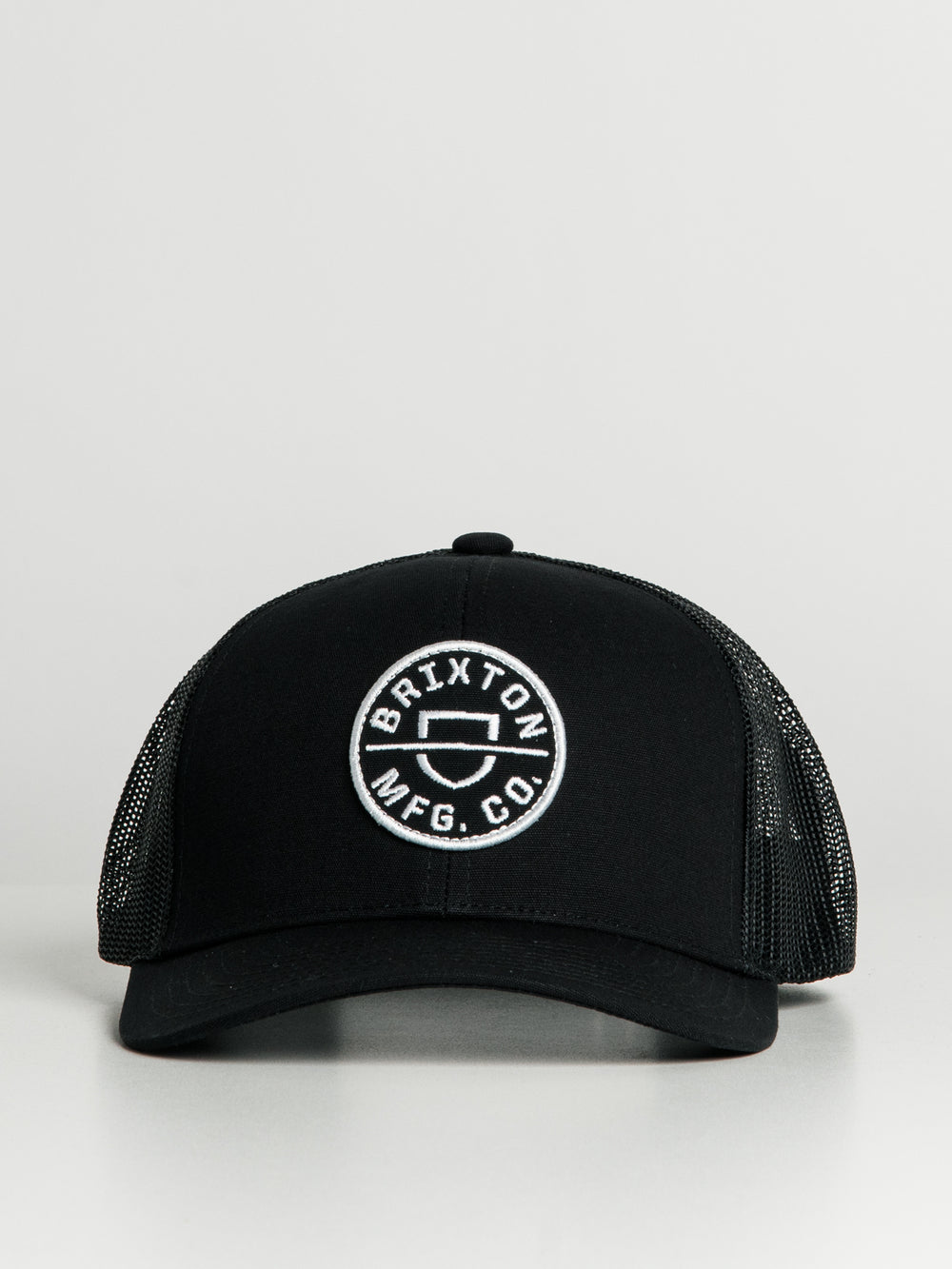 Brixton Crest X MP Trucker Mesh Cap (Black)