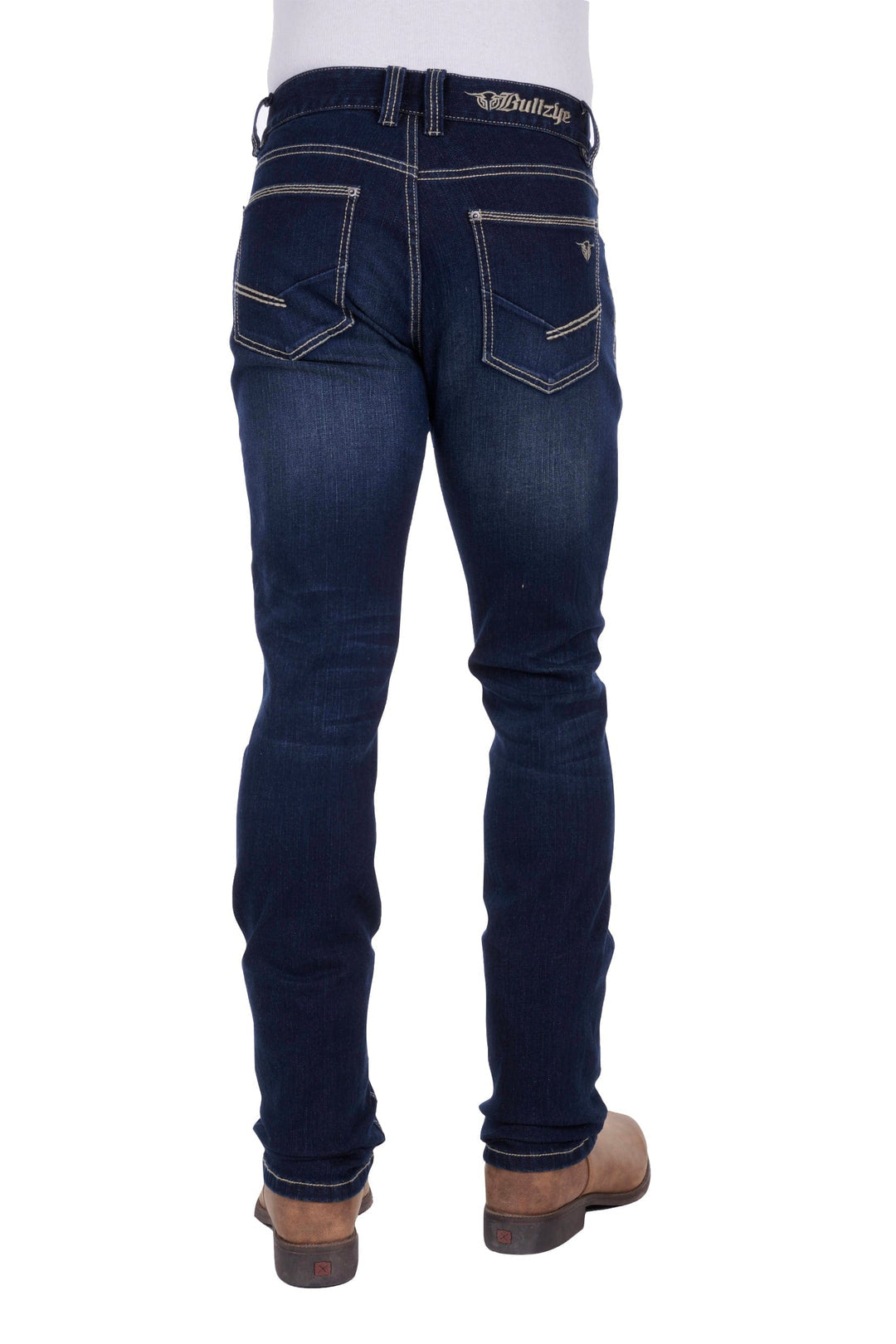 BULLZYE MENS CHARGER SLIM STRAIGHT JEAN - 34 LEG