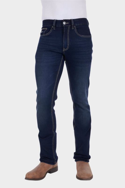 BULLZYE MENS CHARGER SLIM STRAIGHT JEAN - 34 LEG