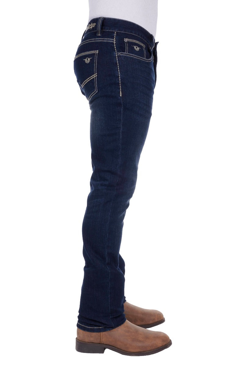 BULLZYE MENS CHARGER SLIM STRAIGHT JEAN - 34 LEG