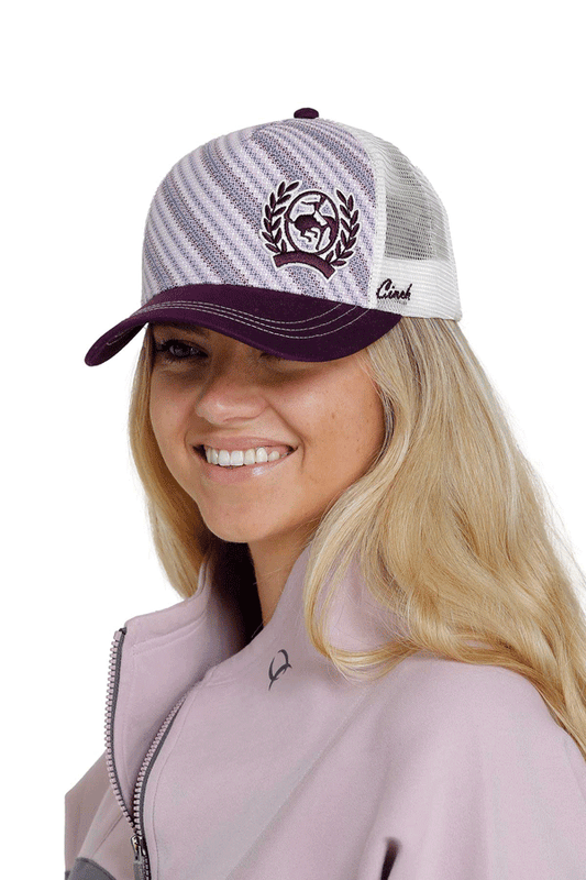 CINCH Women's Purple Trucker Cap