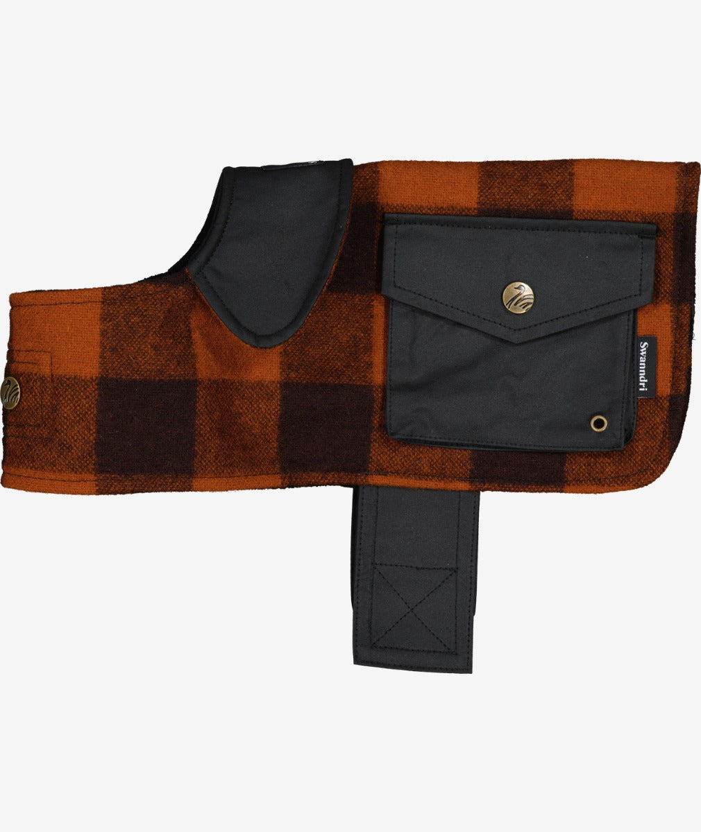 Swanndri Classic Wool Dog Coat - Cedar Check