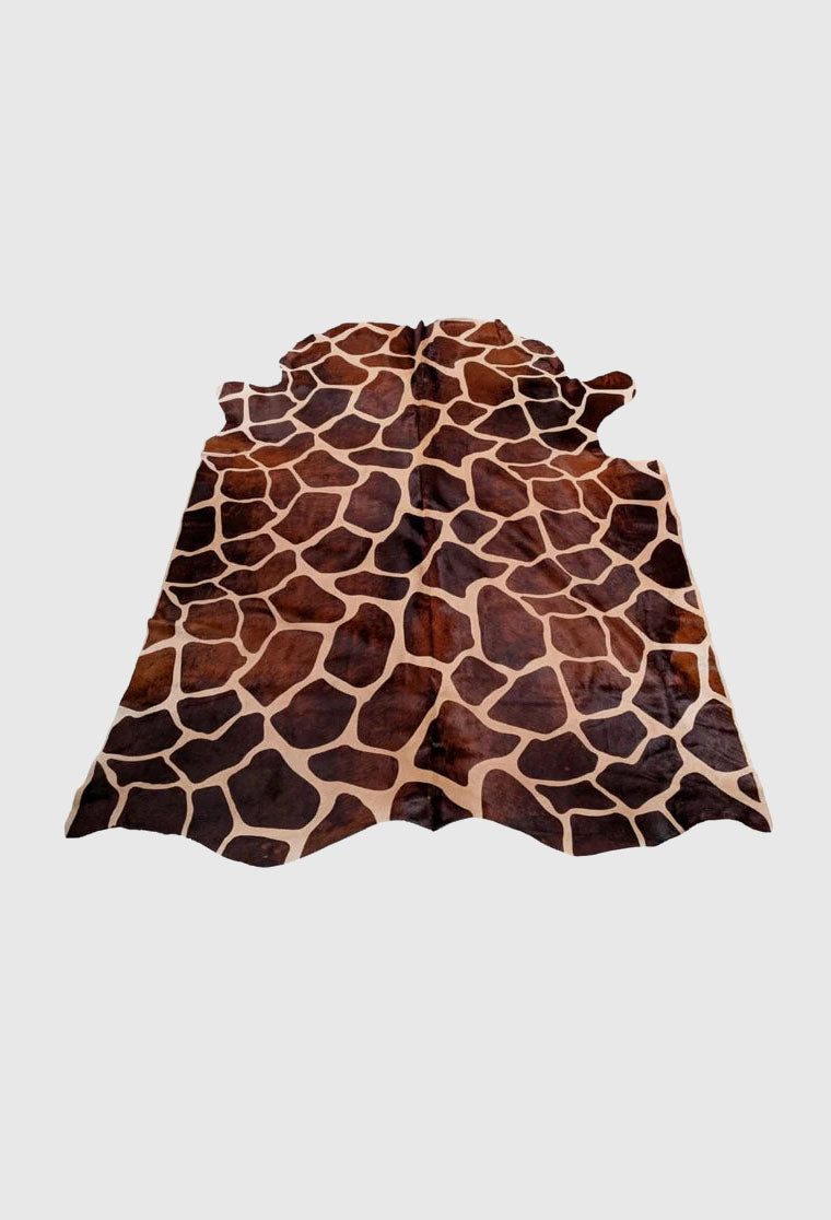 Giraffe Print Cowhide Rug - CLEARANCE