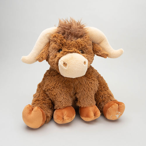 Jomanda Large Longhorn Brown Highland Coo Cow