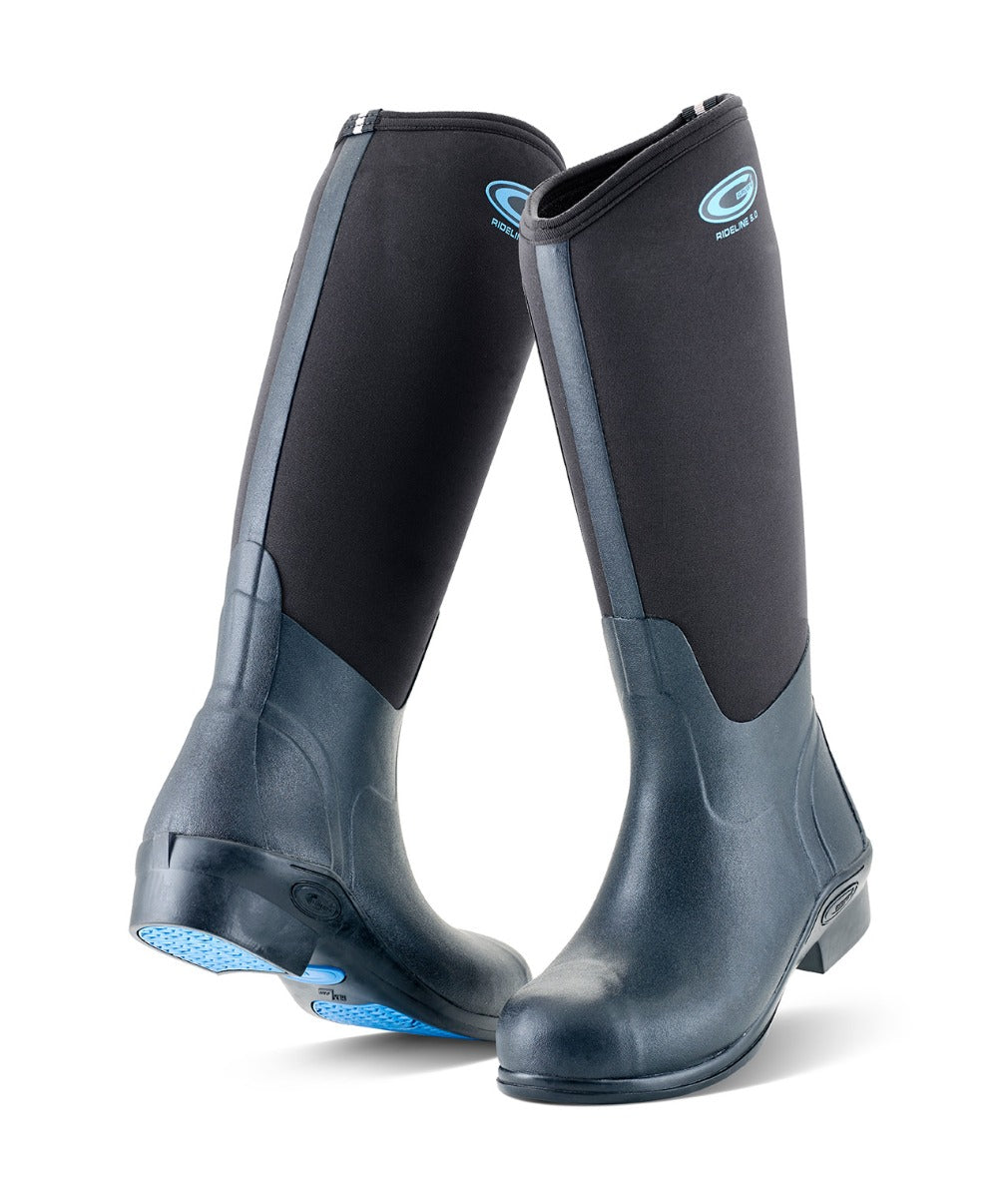 Grubs Ladies Rideline Boot (Black / Blue)