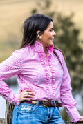 Black Colt Kirby Shirt Pink Gingham