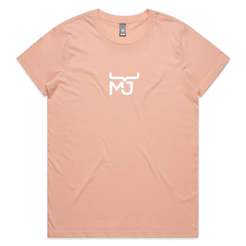 MJ Ladies Vagus Tee - Pale Pink