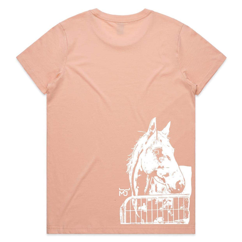 MJ Ladies Vagus Tee - Pale Pink