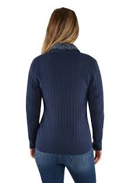 Murals Women's Knit Jumper - Navy