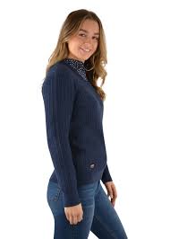 Murals Women's Knit Jumper - Navy