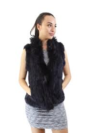 Heavenly Craft Rabbit & Racoon Fur Vest - V.01