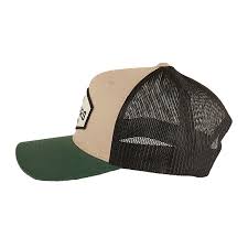 RINGERS WESTERN SCOTTY TRUCKER CAP - MUSHROOM/PINE