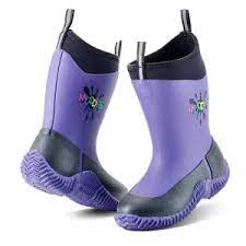 Grubs Kids Muddies Icicles Boot (Black / Violet)