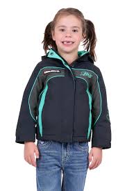 BULLZYE GIRLS CARLA JACKET_Dark Navy / Turquoise