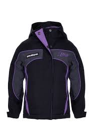 Bullzye Girls Carla Jacket - Black/Purple - SALE