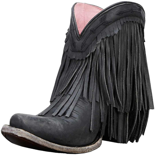 Lane Hotshot (Spitfire) Fringed Bootie