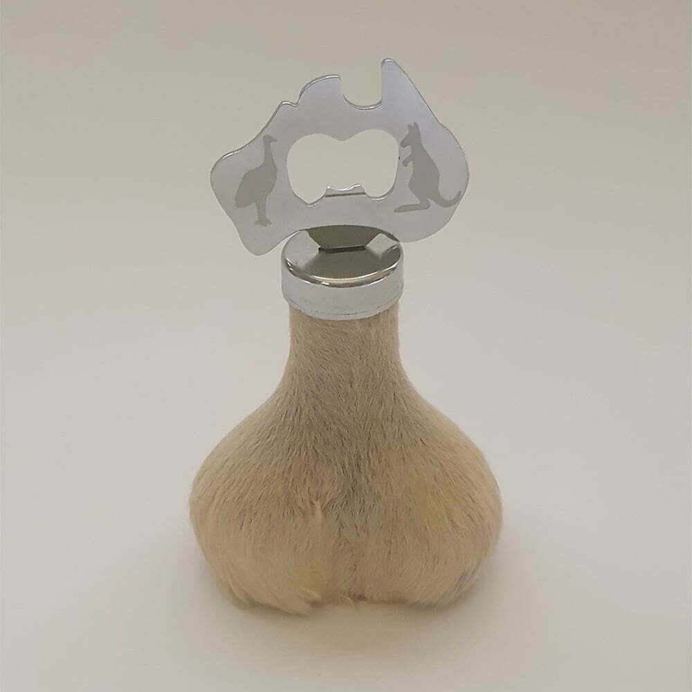 Kangaroo Scrotum Bottle Opener