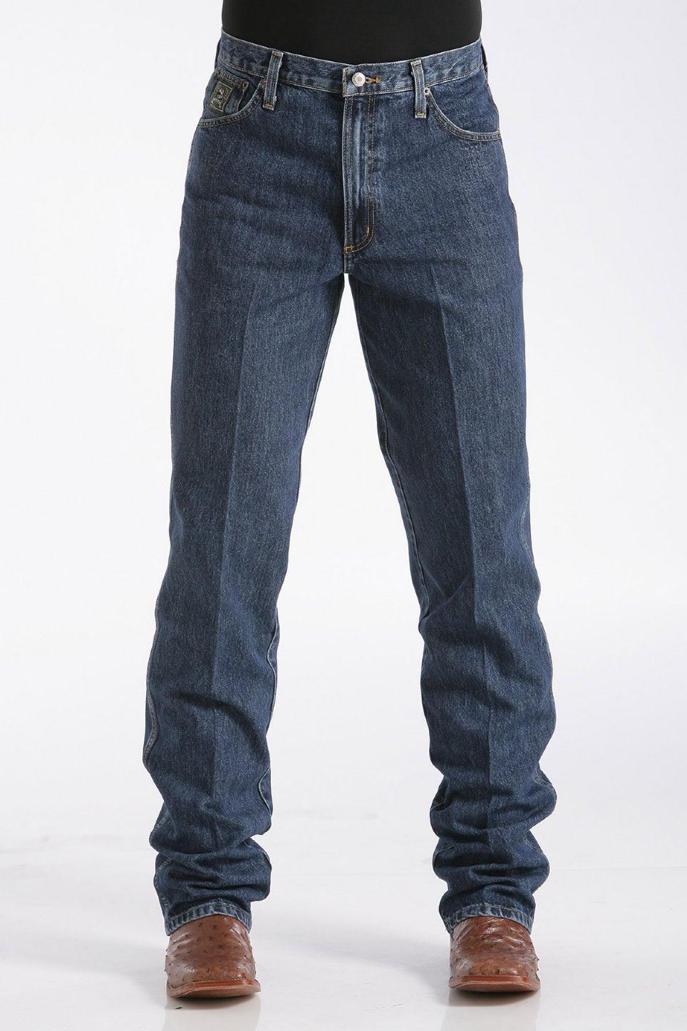 CINCH MEN'S RELAXED FIT GREEN LABEL JEAN - DARK STONEWASH