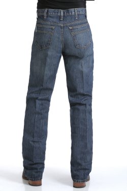 CINCH MEN'S RELAXED FIT WHITE LABEL - DARK STONEWASH 34 LEG