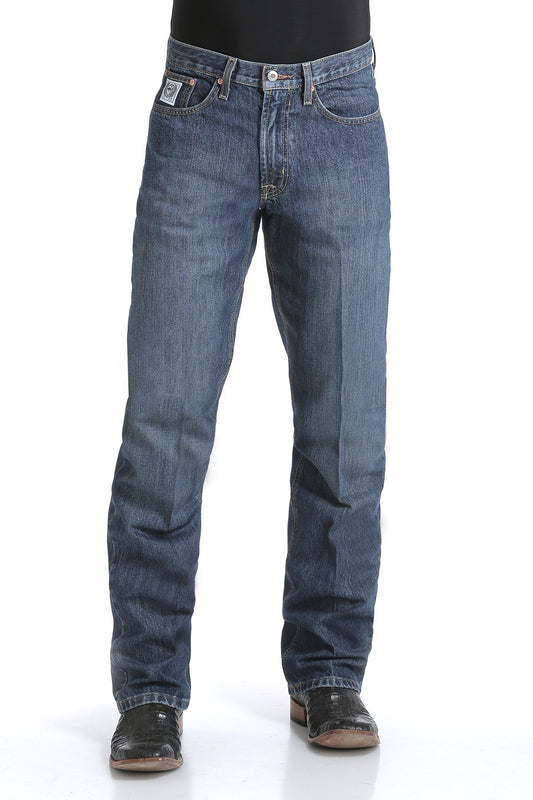 CINCH MEN'S RELAXED FIT WHITE LABEL - DARK STONEWASH 34 LEG