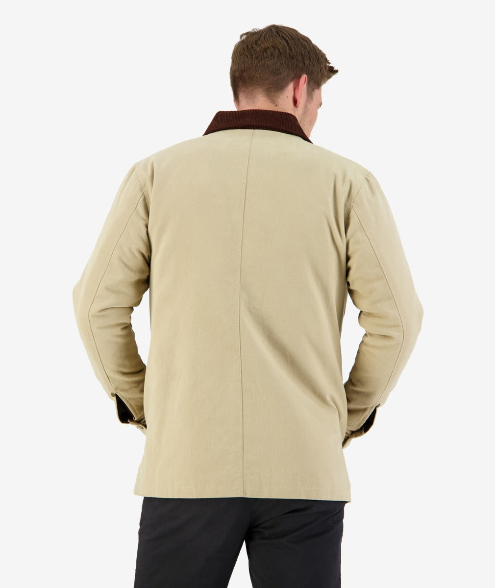 Swanndri Men's Barrytown V3 Canvas Jacket (Taupe) - CLEARANCE