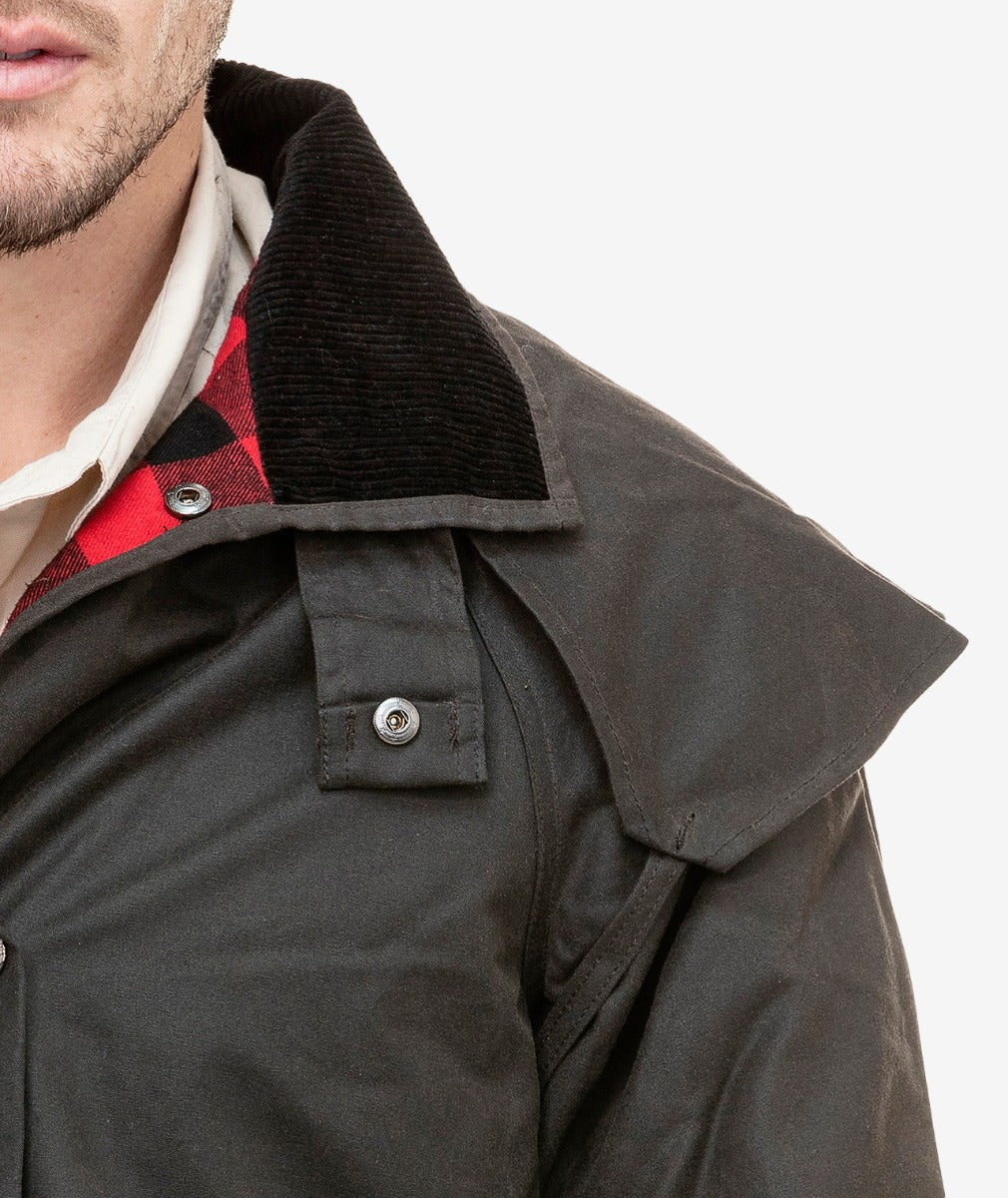 Swanndri Men's Baxter Short Oilskin Coat