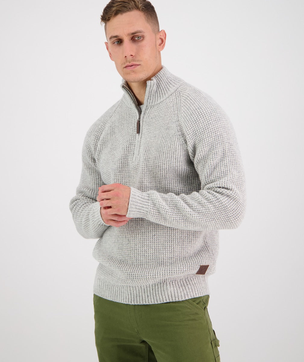 Swanndri Men's Chalky Island Waffle Jumper