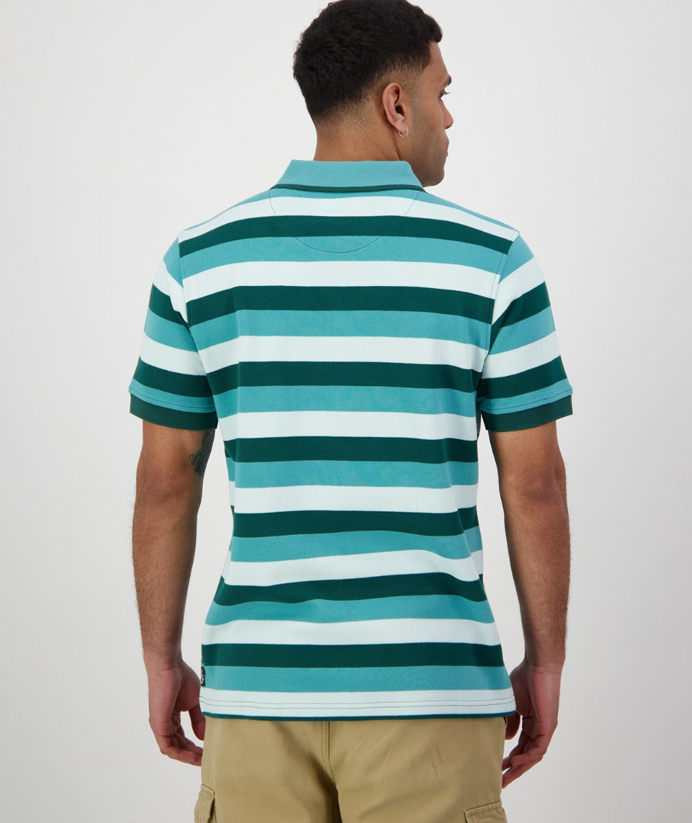 Swanndri Men's Fifield Stripe Polo - NO EXCHANGE OR REFUND