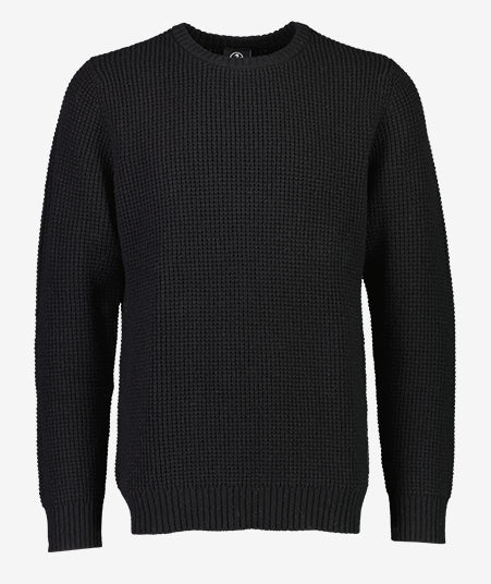 Swanndri Men's Fistral Waffle Knit - Black