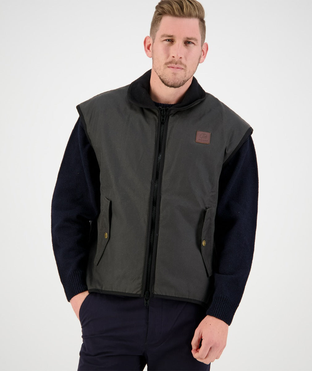 Swanndri Foxton Vest Wool Lined (Black)