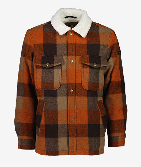 Swanndri Men's Kaituna Sherpa Lined Jacket (Autumn Check)