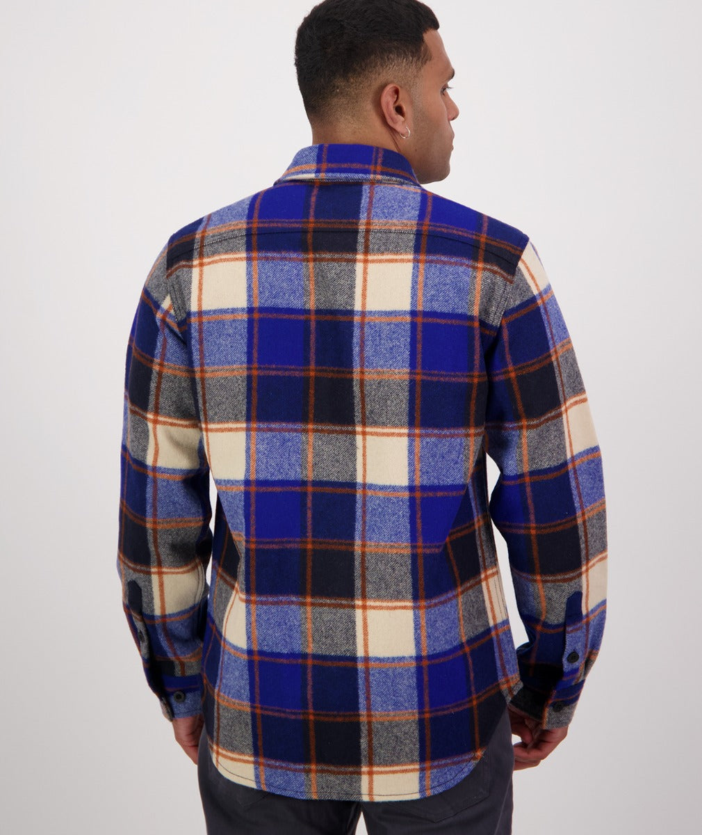 Swanndri Men's Kiaraki v3 Wool Shacket - Southern Lakes Check