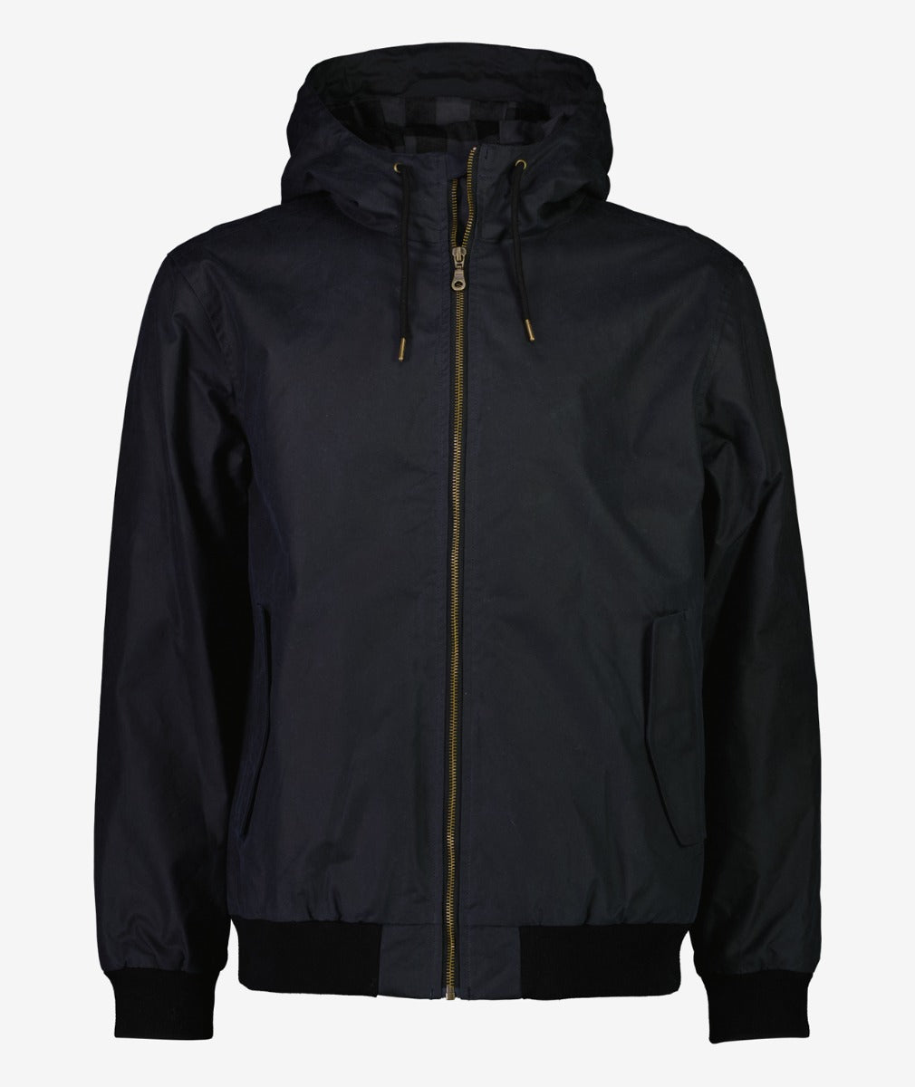 Swanndri Men's Moreton Oilskin Hoodie - Navy