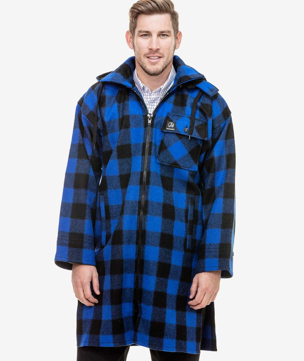 Swanndri Men's Mosgiel Wool Bushshirt with Zip-up Front