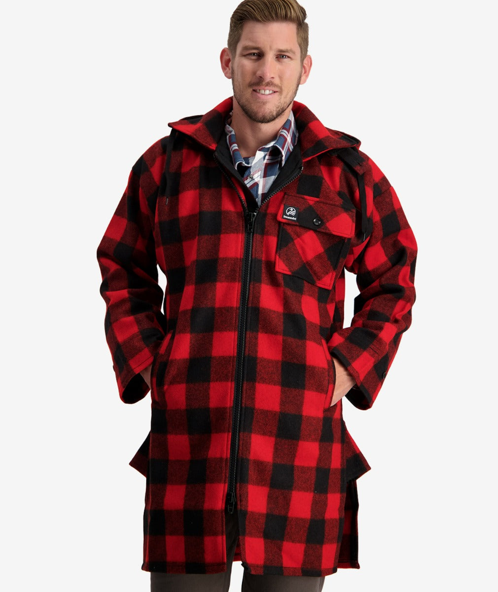 Swanndri Men's Mosgiel Wool Bushshirt with Zip-up Front